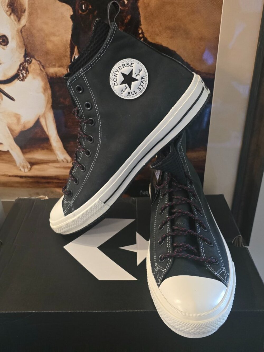 Converse CHUCK TAYLOR ALL STAR WATERPROOF NUBUCK BOOT 166607C Men's Sz 10 US NEW
